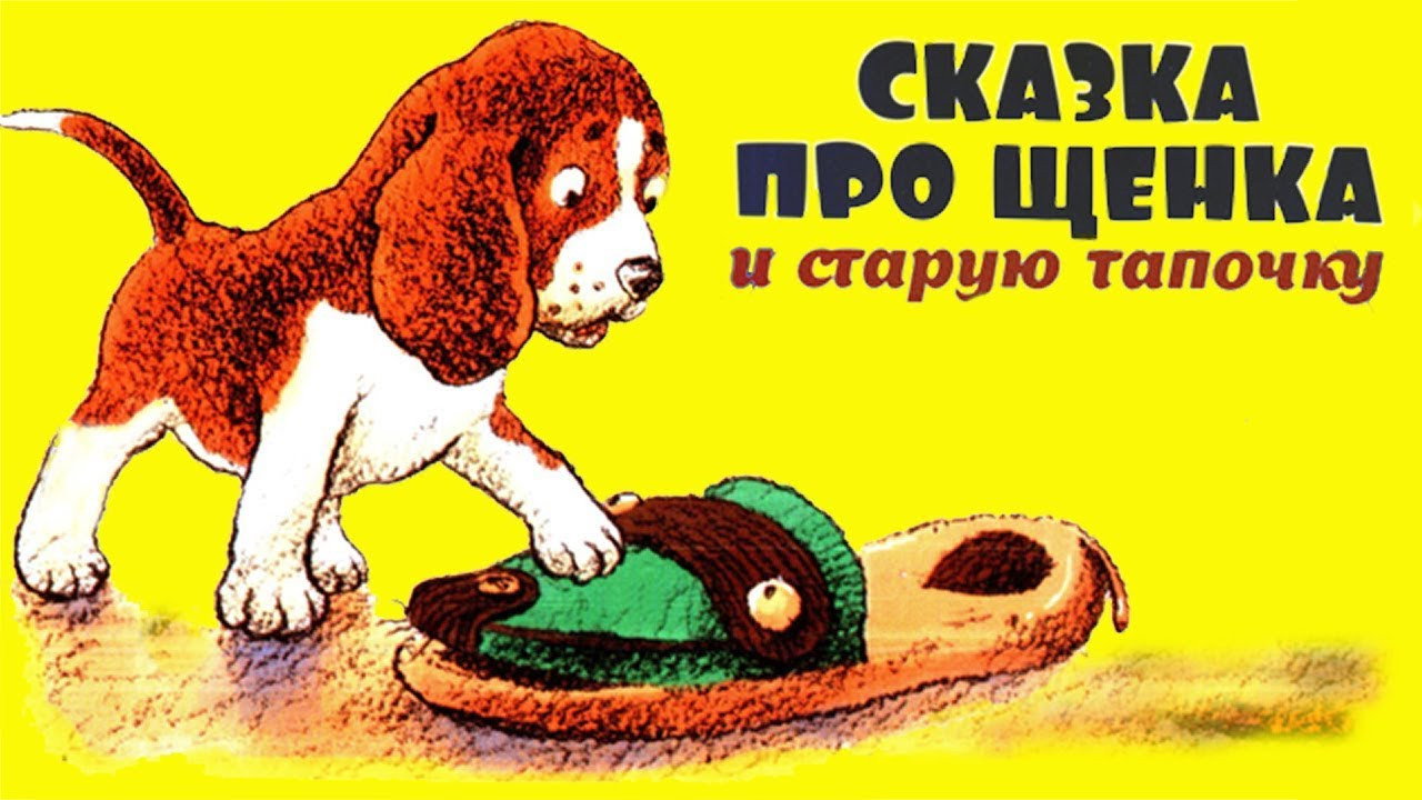 Backdrop for Щенок и старая тапочка