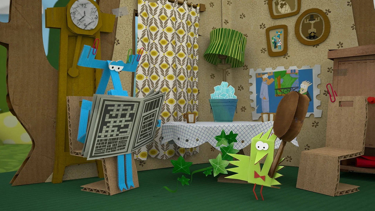 Backdrop for Бумажки