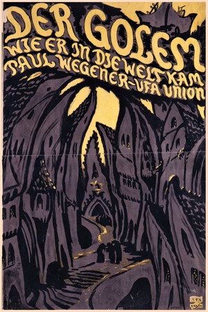 Poster for Голем, как он пришел в мир
