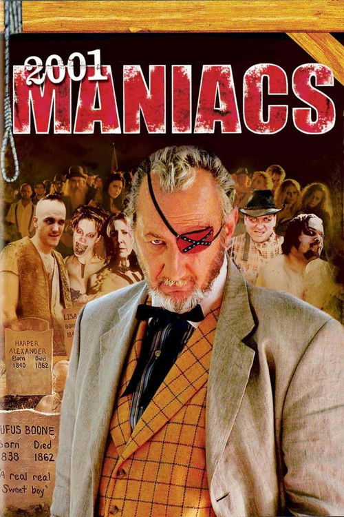 Poster for 2001 маньяк