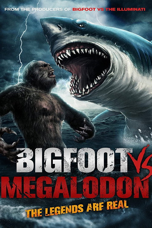 Poster for Bigfoot vs Megalodon