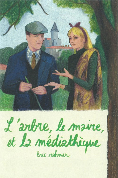 Poster for The Tree, the Mayor and the Mediatheque