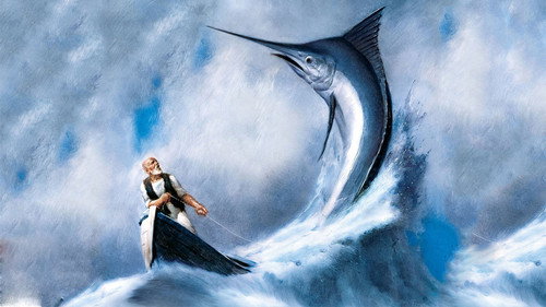 Backdrop for Старик и море